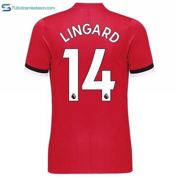 Camiseta Manchester United 1ª Lingard 2017/18